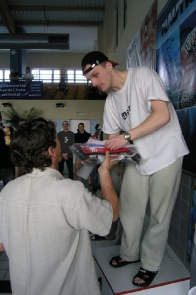 Na podium - Robert Cetler   