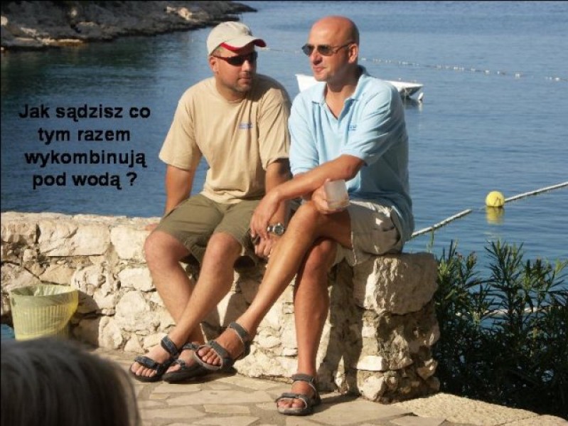 Jak s�dzisz co tym razem wykombinuj� pod wod�?
