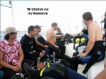 W drodze na nurkowanie.